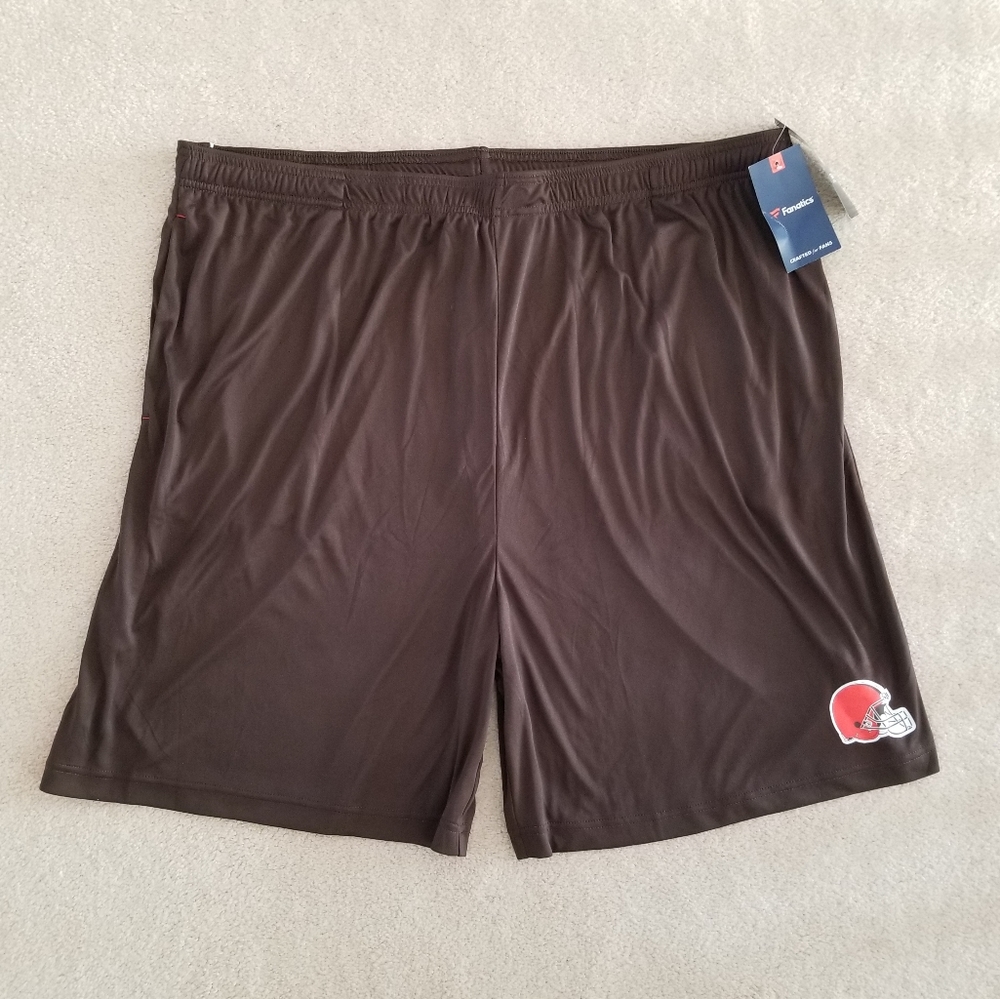 NWT Fanatics NFL Cleveland Browns Athletic Shorts Size 5XL
